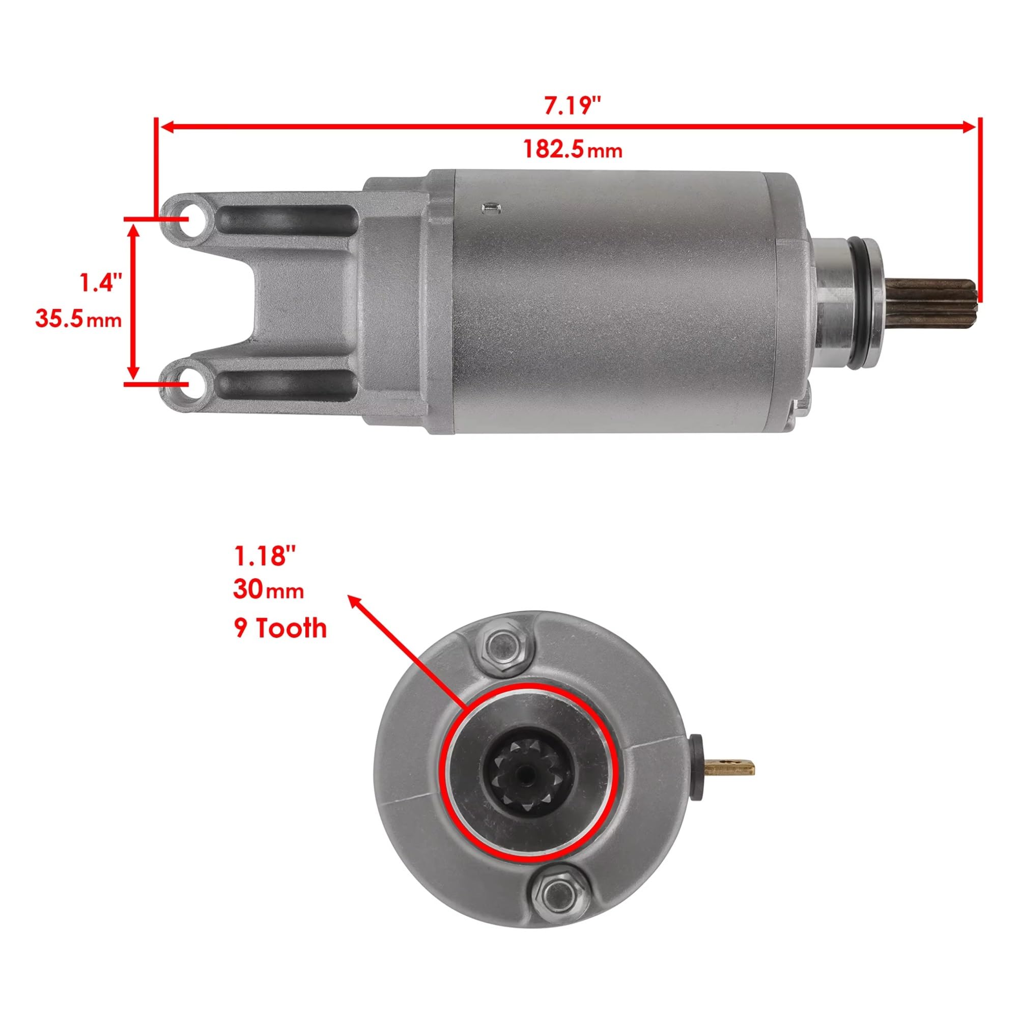 Motorino Di Avviamento Per Gilera Per Runner Per Purejet 50cc Per 4T Scooter 10 Denti Motorino Avviamento Elettrico 96921R 246390080 Sostituzione del motorino di avviamento