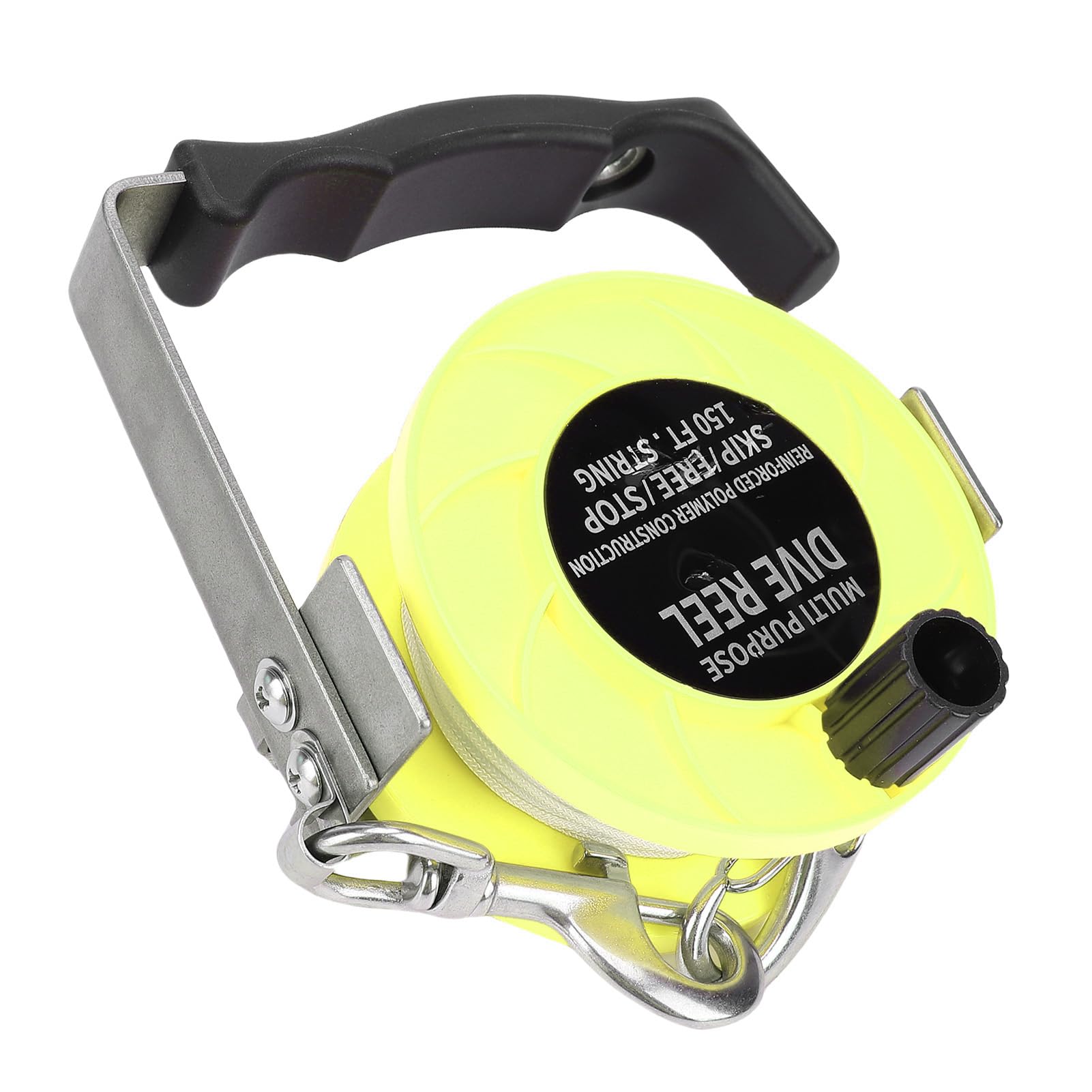 Domary Scuba Dive Reel 150FT Durable White Line with Handle for