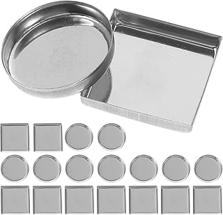 30pcs Empty Metal Eyeshadow Pans and Square C...