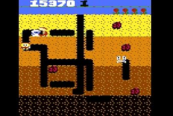 DIG DUG (compatible with Atari 2600+, Atari 7800+ and Atari 7800 video game systems)