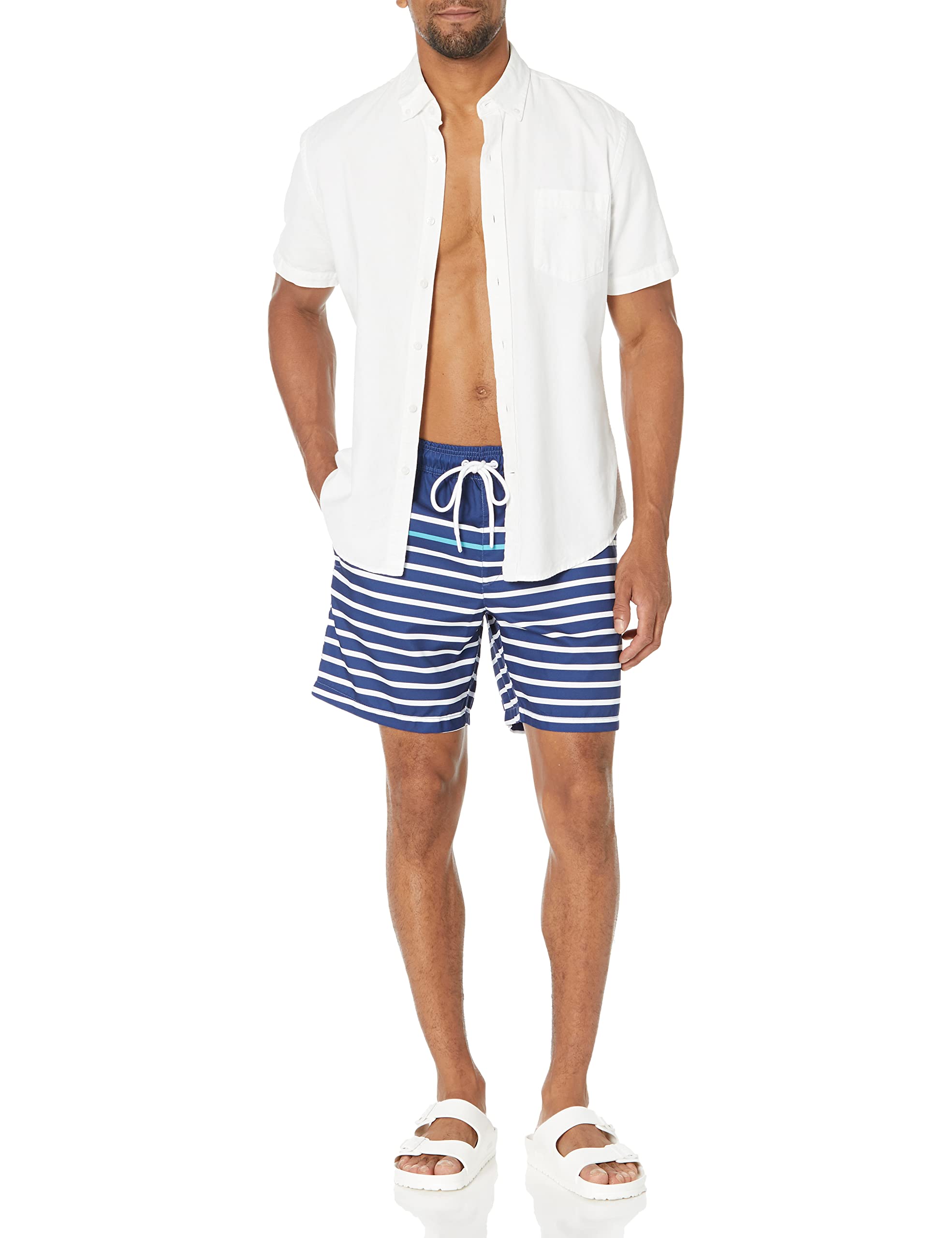 Amazon Essentials Costume a Boxer Ad Asciugatura Rapida 18 cm - Colori Fuori Produzione Uomo