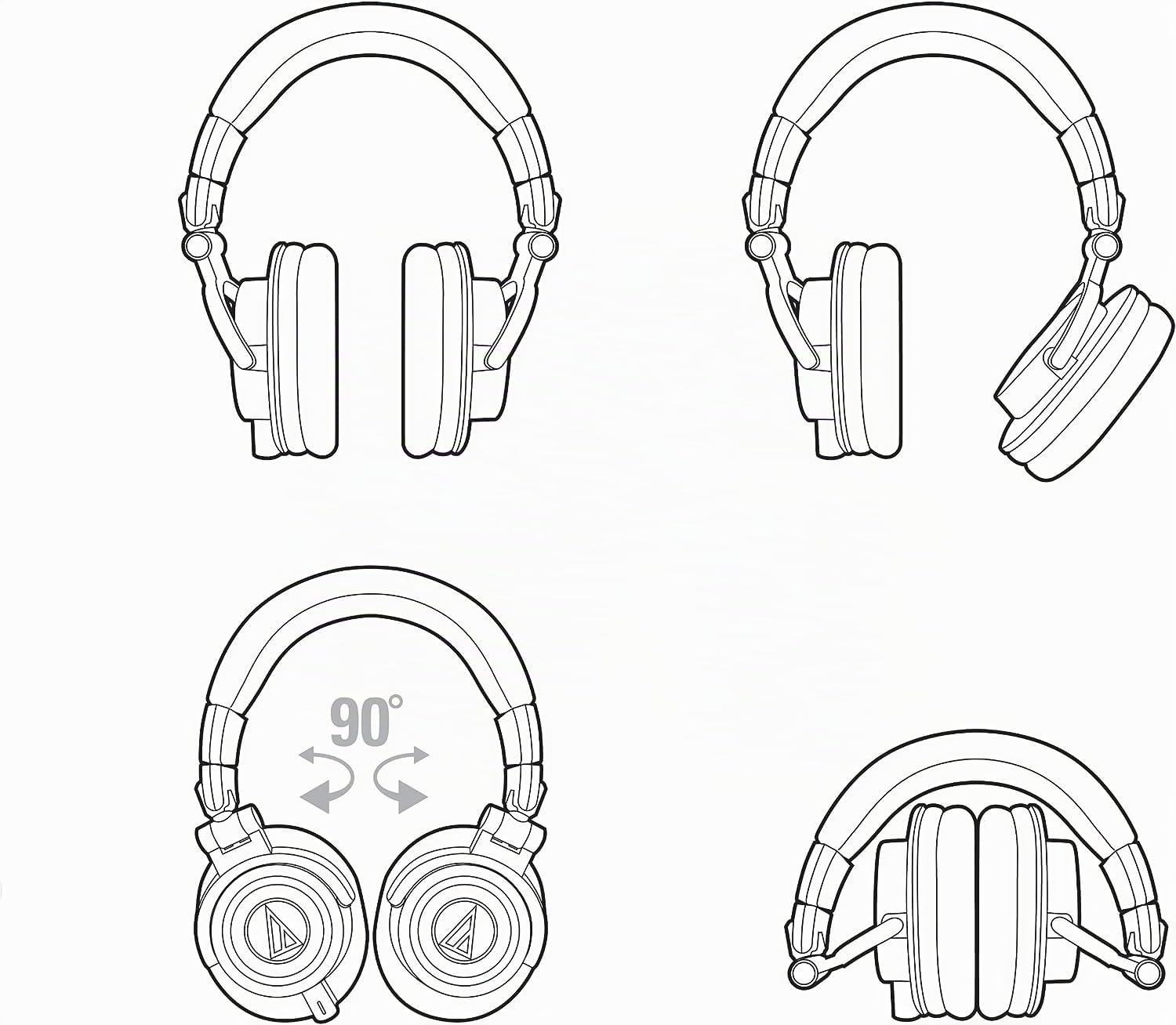 Audio-Technica M50xGM Cuffie Monitor Professionali Edizione limitatar Grigio