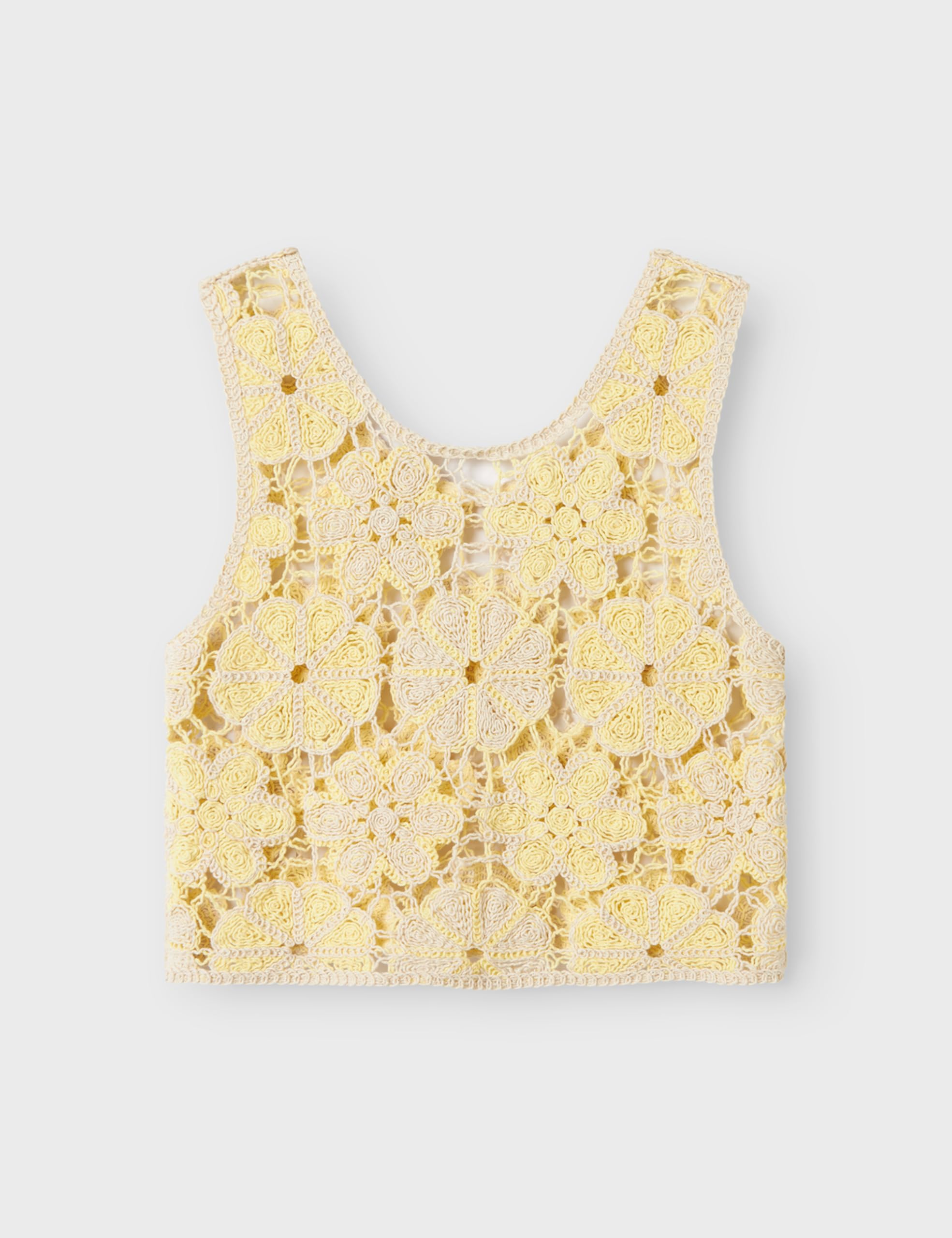 NAME IT Nkfheka SL topy dziewczęce, Cytryna Meringue., 146-152