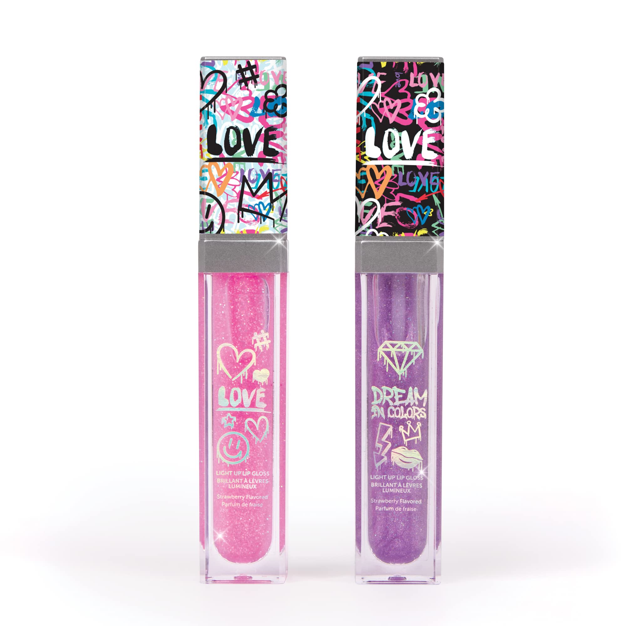 Amazon.com: 3C4G It's Lit! Light Up Lip Gloss Duo - Glitter