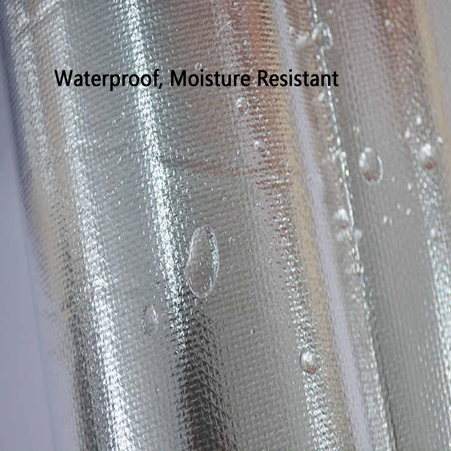 Envoltura de aislamiento de tuberías de espuma con cubiertas de tubo de espuma autoadhesivas y de aluminio para protección en invierno de aspersores y tuberías al aire libre (ID165MM/TH30MM)