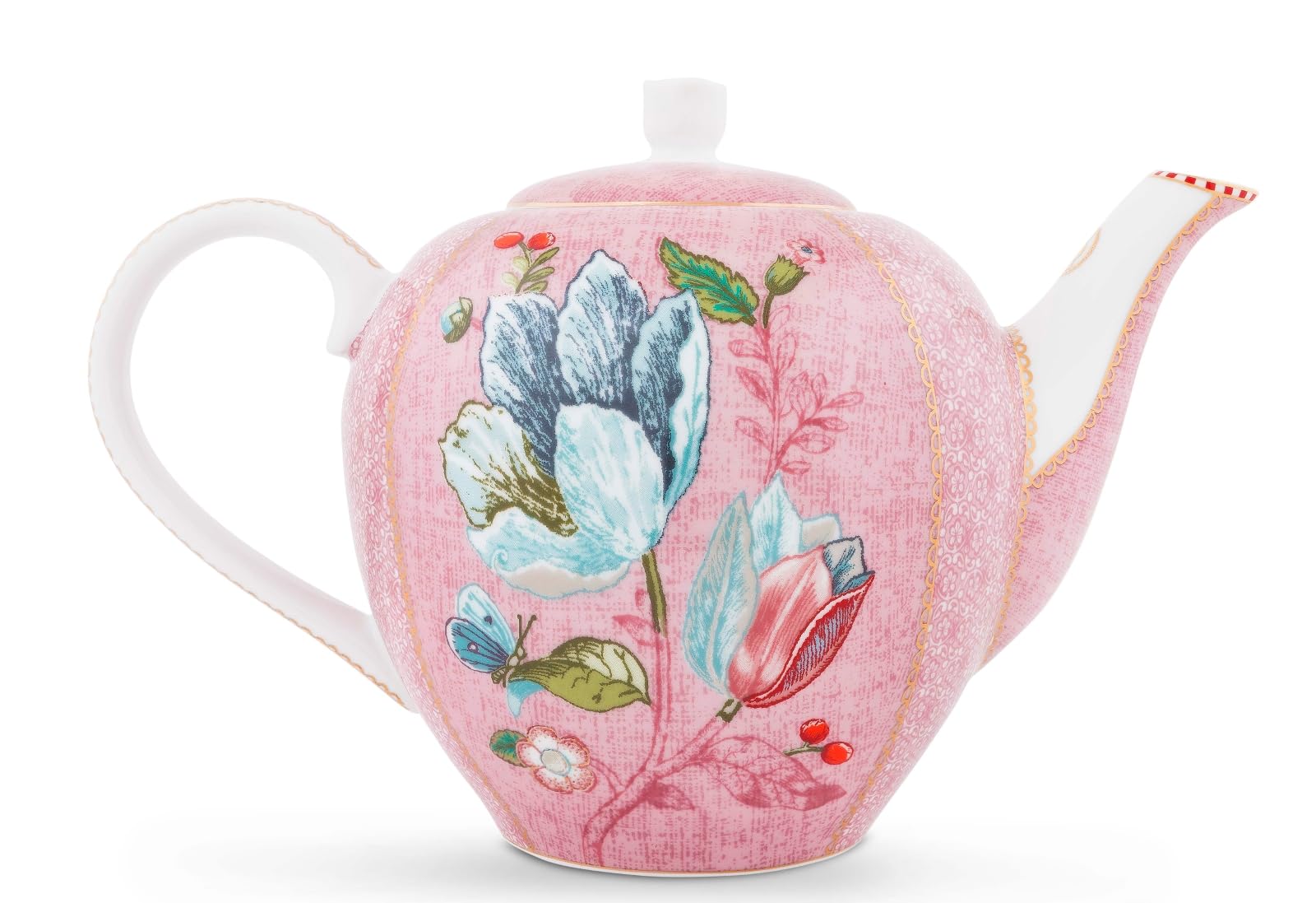 Pip Studio Spring to Life plate., Pink, 1600 ml