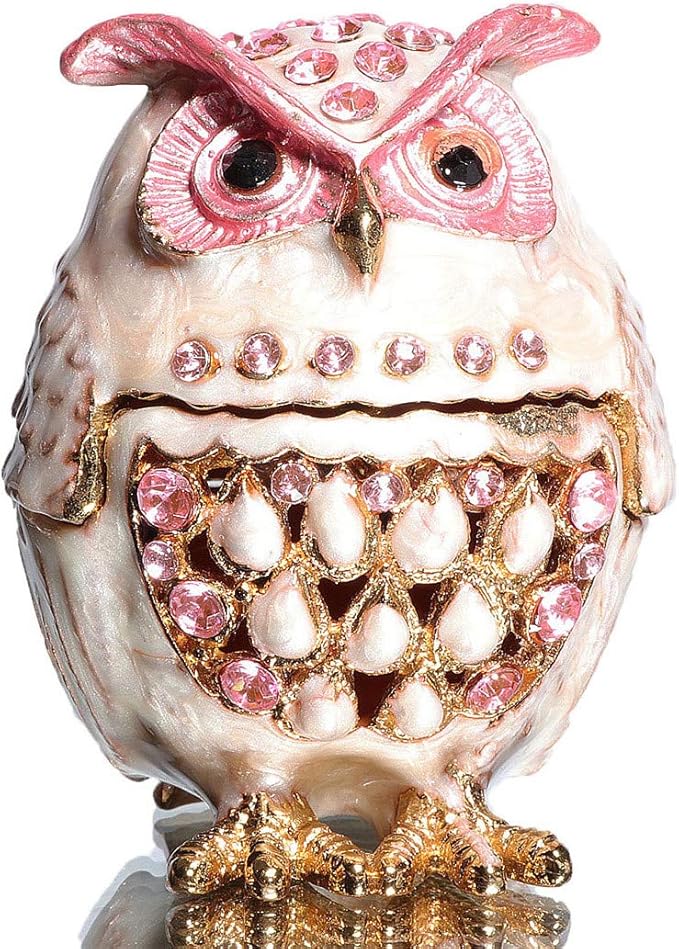 Waltz&F Rabbit Trinket Box - Hand-painted Ring Holder & Decorative Keepsake