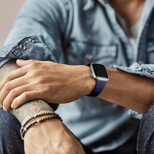 Miniatura 8 de Lerobo Paquete de 8 correas compatibles con Apple Watch de 1.496 pulgadas, 1.575 pulgadas, 1.614 pulgadas, 1.654 pulgadas, 1.732 pulgadas, 1.772