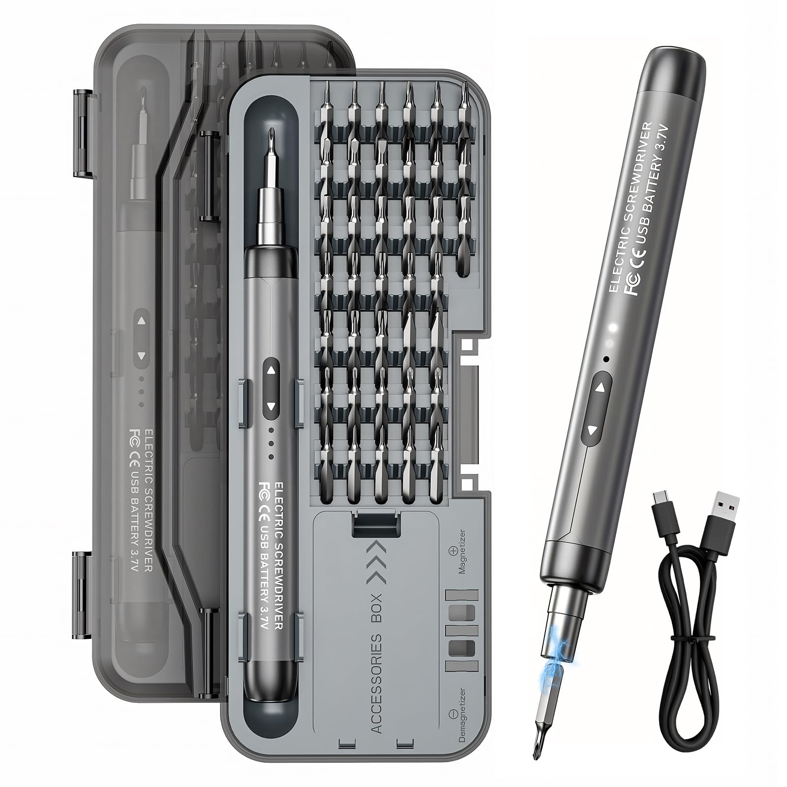 Amazon.co.jp: GOSO 電動精密ドライバー 小型 46in1 精密