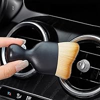 Vista 4 de Zabernim - Cepillo de coche, herramienta de limpieza interior de automóvil Zabernim, cerdas suaves, herramienta para detallar el polvo (4 unidades)