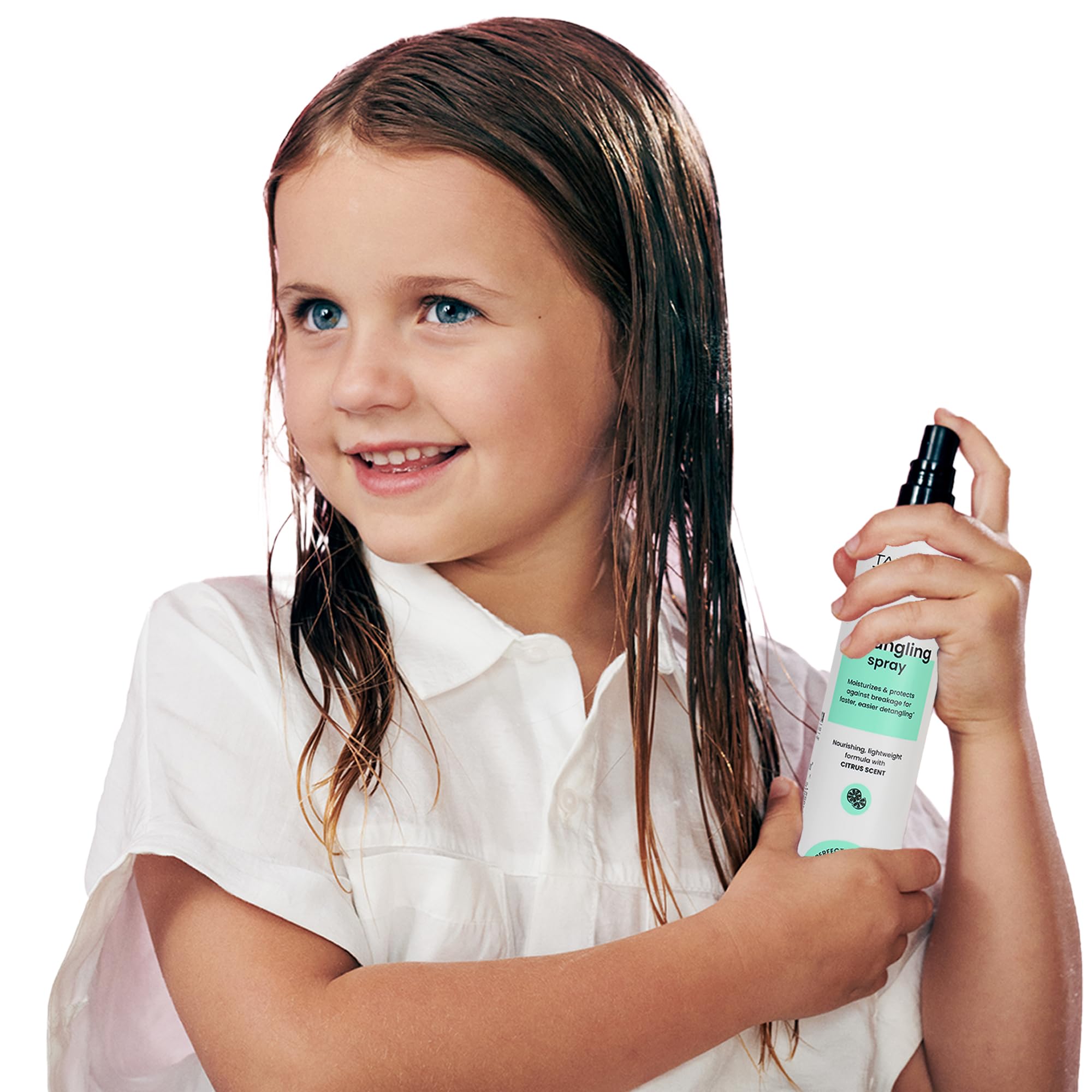 Tangle Teezer Entwirrungsspray für Kinder – Keine Knoten, Keine Tränen – Frischer Zitrusduft – Vegan & Ohne Tierversuche – Sanftes & Schnelles Entwirren (Packung mit 2)