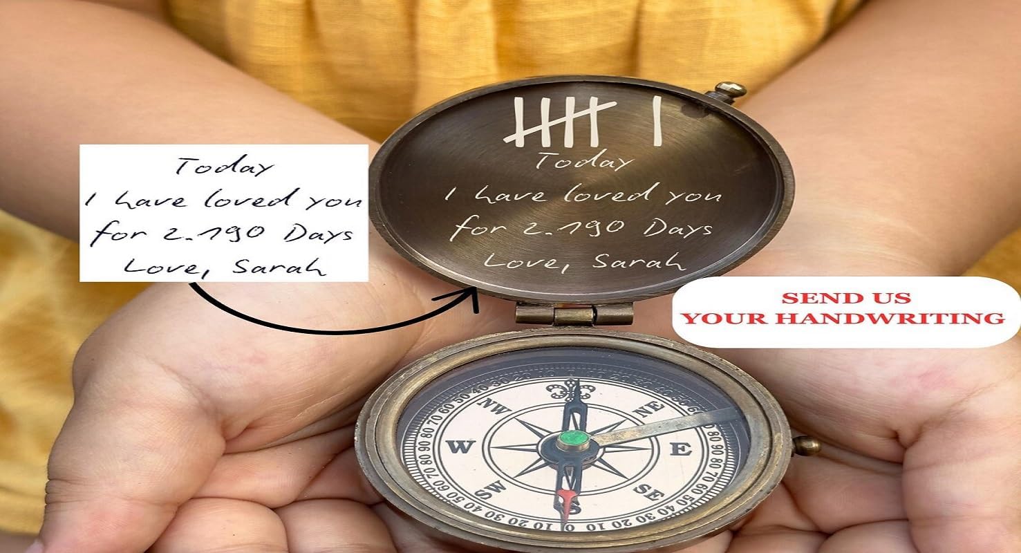 Pregnancy Announcement to Husband, Grandparents, Baby Ultrasound Gift Compass, New Daddy Gift, Pregnancy Keepsake, New Grandpa Grandma Gift