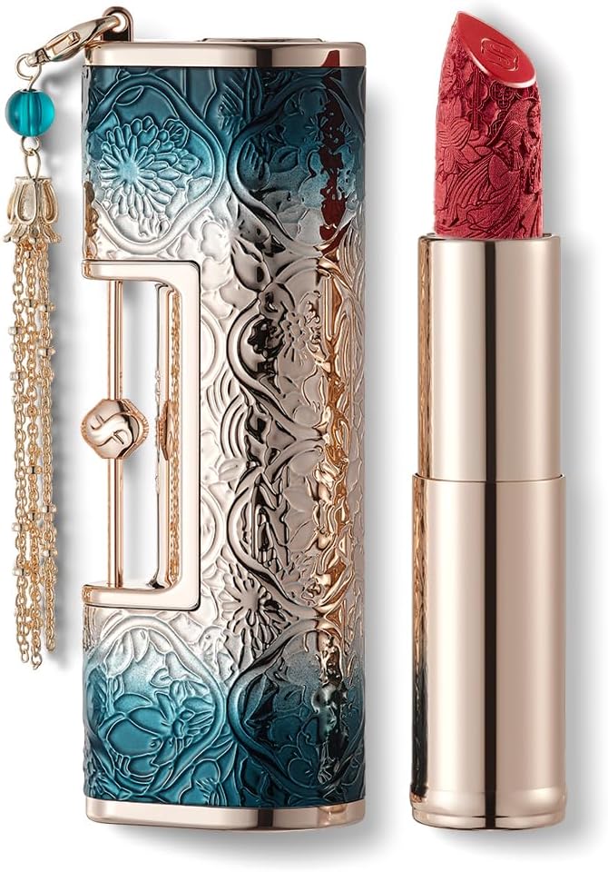 FLORASIS Blooming Rouge Love Lock Lipstick Long-Lasting Sculpting Lipstick Misty Matte Finish Lightweight Nourishing for Everyday Use (M1314 Together Forever)