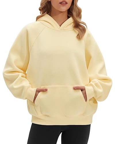 STELLE Women Hoodies Oversized Fleece Long Sleeve Comfy Casual Pullover