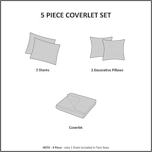 Miniatura 6 de Intelligent Design Juego de edredón reversible de algodón para niños, divertido y vibrante, estampado divertido, para todas las estaciones, colcha