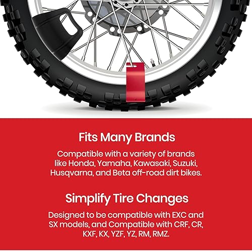 Miniatura 5 de Gancho para instalación de cuentas de neumáticos de motocicleta con 2 herramientas desmontables, instalación de neumáticos de motocross y