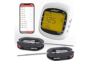 NutriChef Wireless Bluetooth BBQ Digital Thermometer