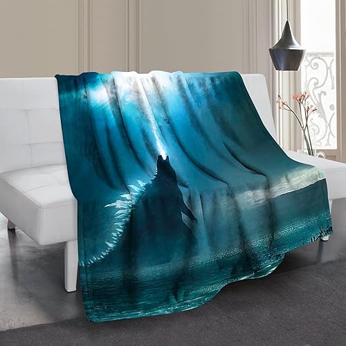 Miniatura 4 de Manta de franela ultrasuave, cálida y acogedora manta ligera, regalos para todas las estaciones para niños y adultos fanáticos de 60 x 50 pulgadas