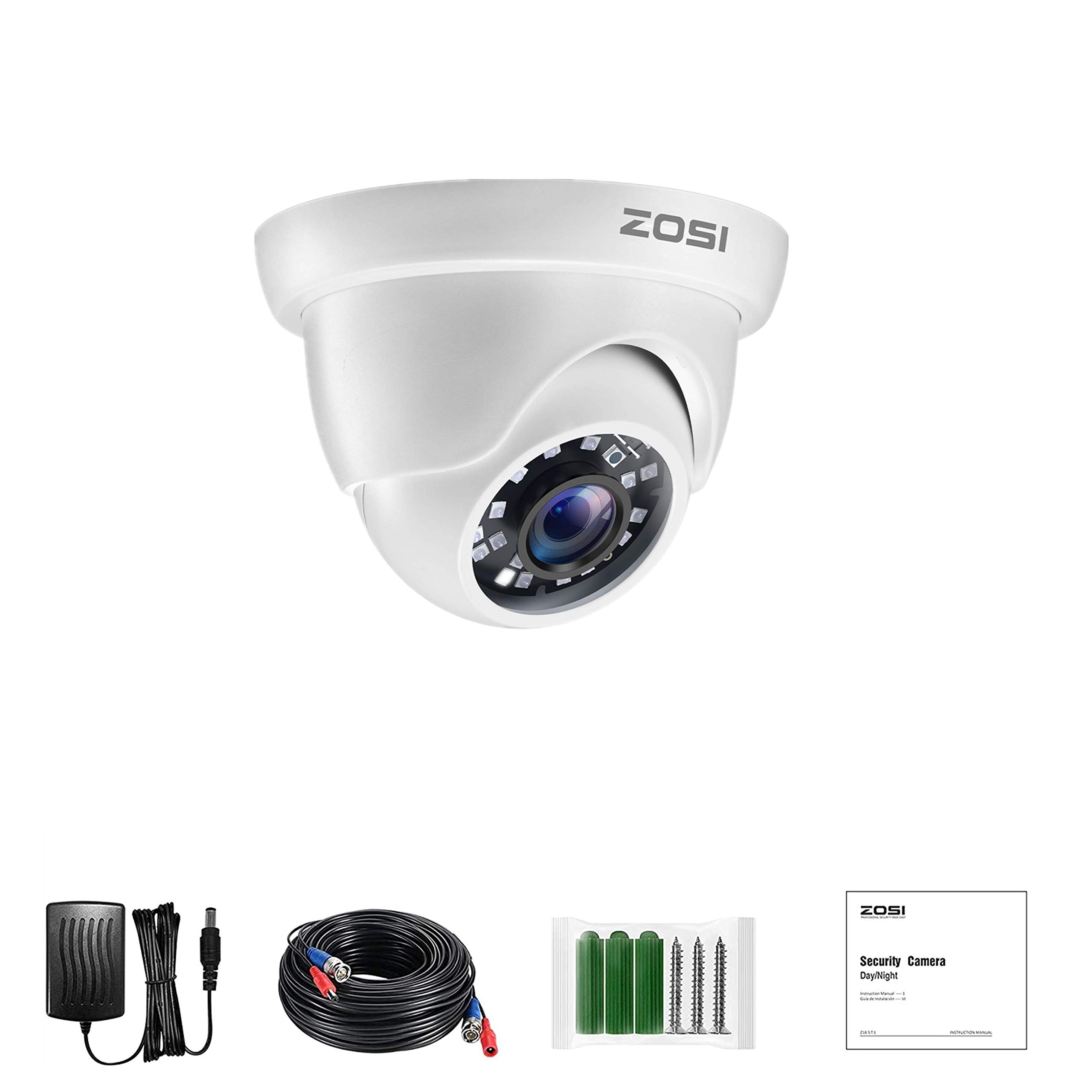 Amazon.co.jp: ZOSI 4K Ultra HD 800万画素 防犯カメラ 防水防塵 屋