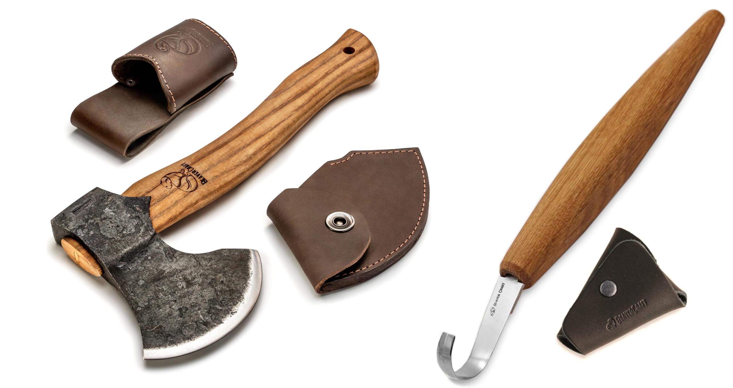 Amazon.com : BeaverCraft AX3 Camping Hatchet Axe SK5s Double Sided