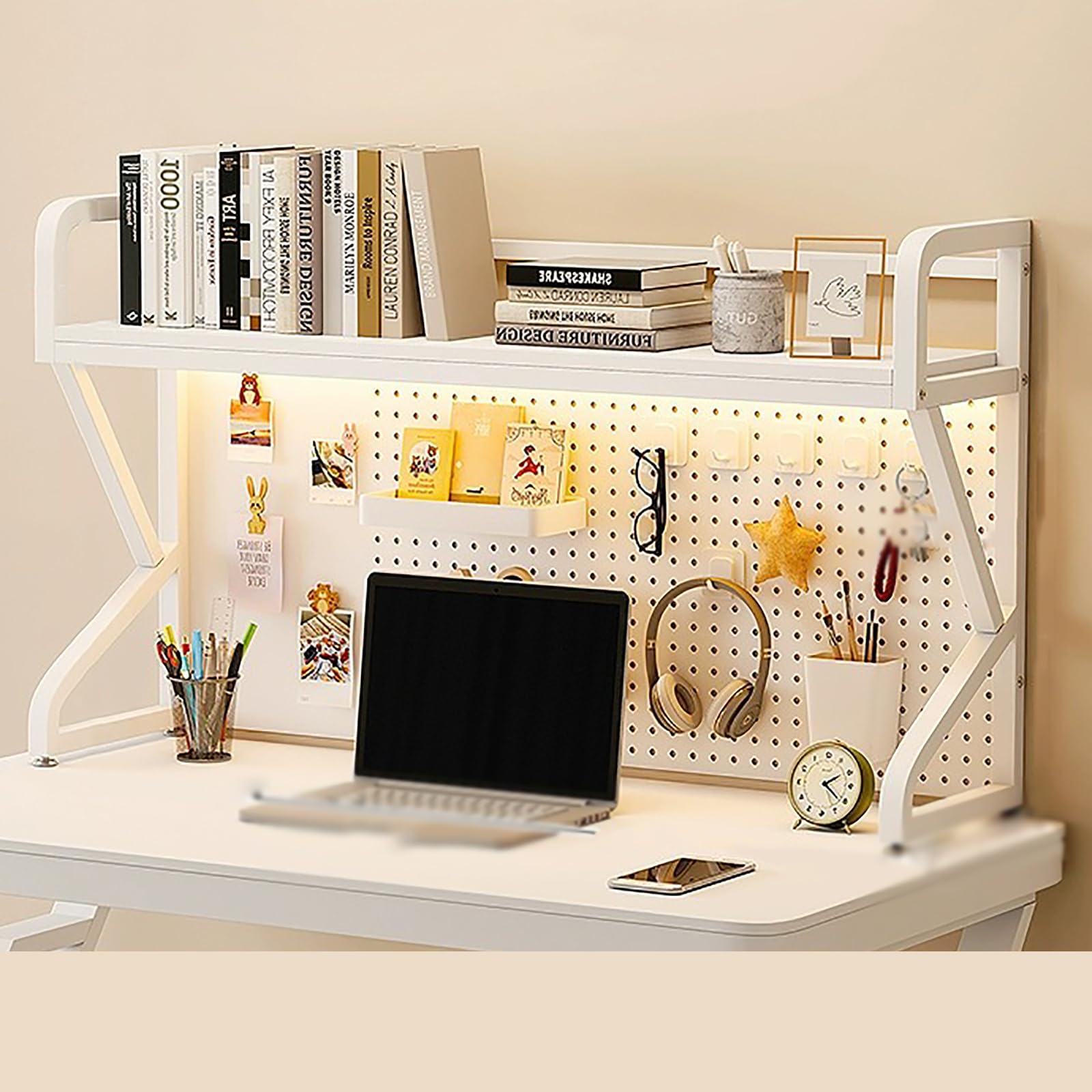 Rangement de bureau en bois extensible pour aménager un coin travail dans la chambre