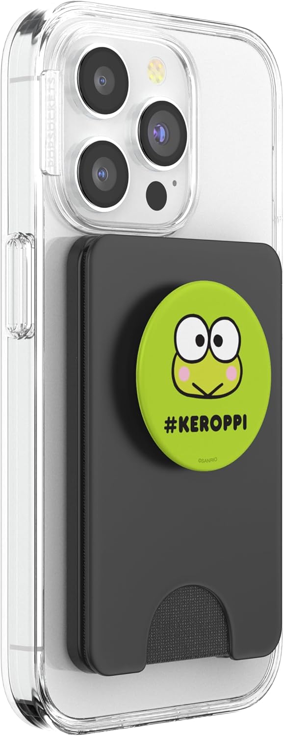 Sanrio Keroppi Hashtag PopSockets PopWallet for MagSafe