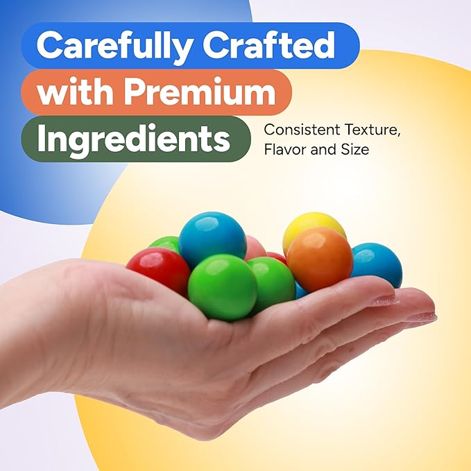 Chicles Gumballs para Niños - 2 Packs de 15 OZ - Surtidos miniatura 4