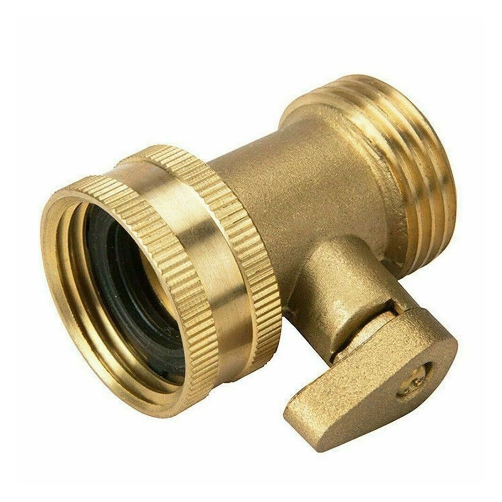 Válvula de bola de cierre for manguera de jardín de 3/4 de pulgada, conector de grifo de cobre, accesorio de unión de tubo, herramientas de riego de jardín