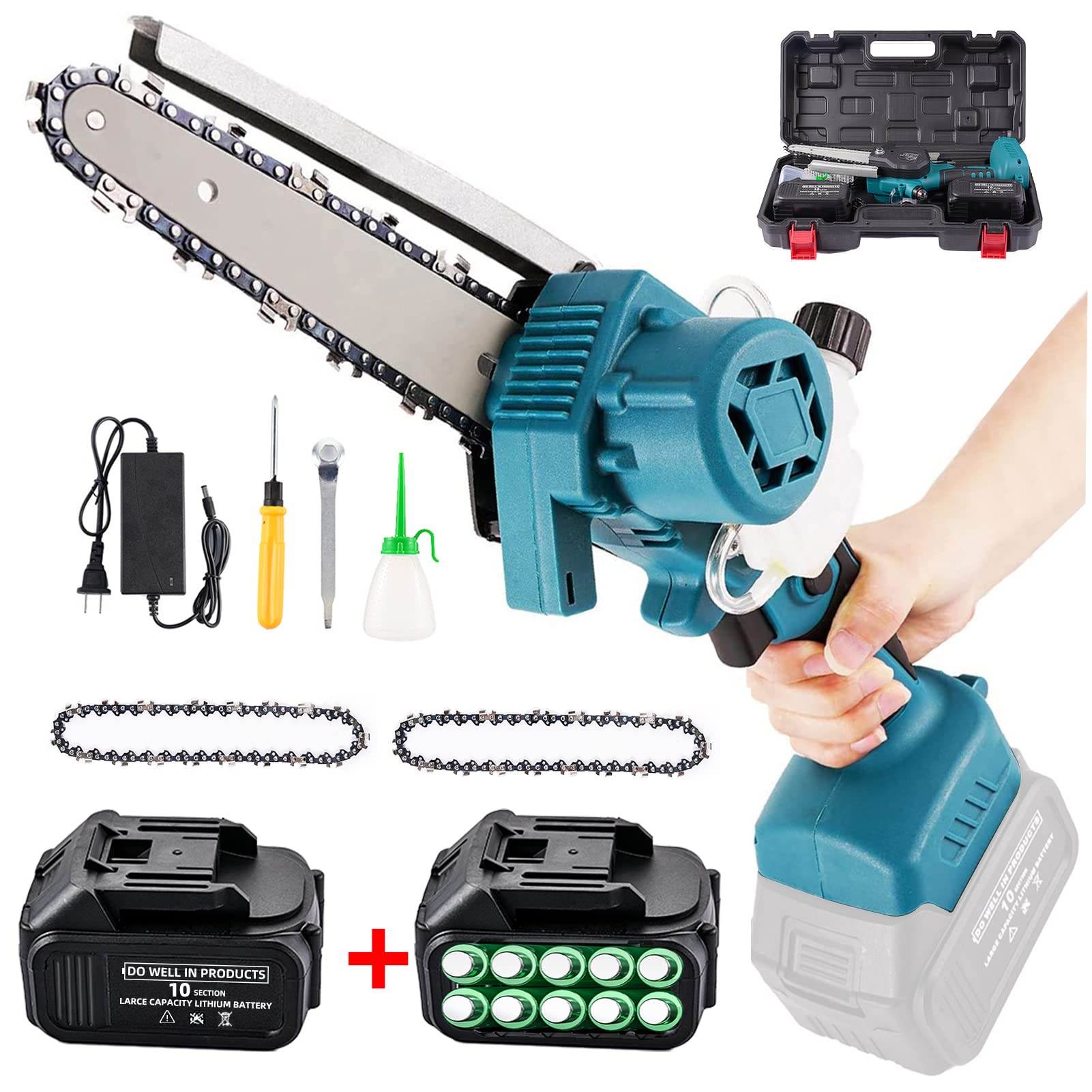6 Inch Mini Chainsaw,Portable Electric 