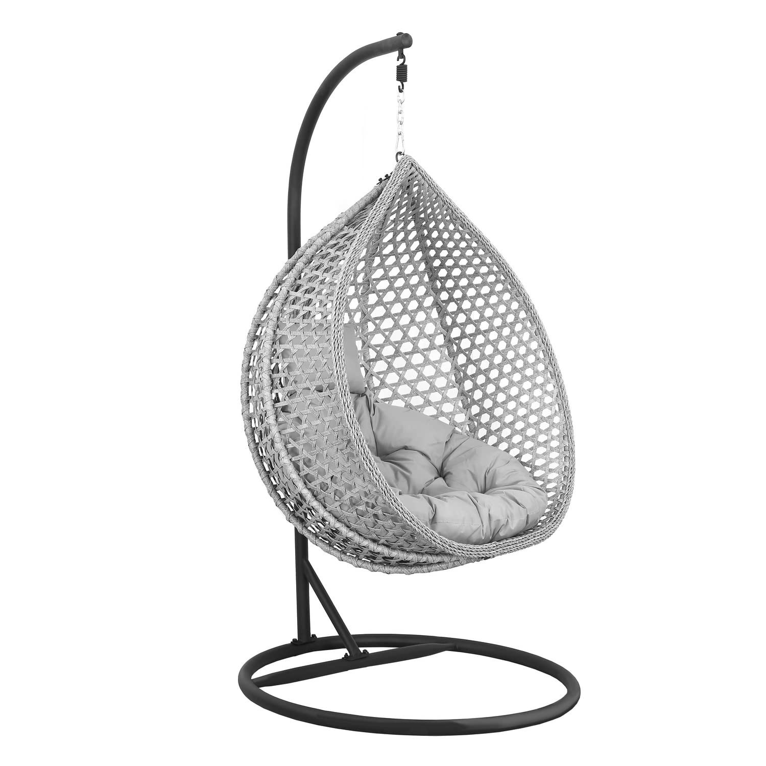 Poltrona Sospesa Outsunny - Divanetto A Dondolo Per 2 Persone Con Cuscino - Foto 12