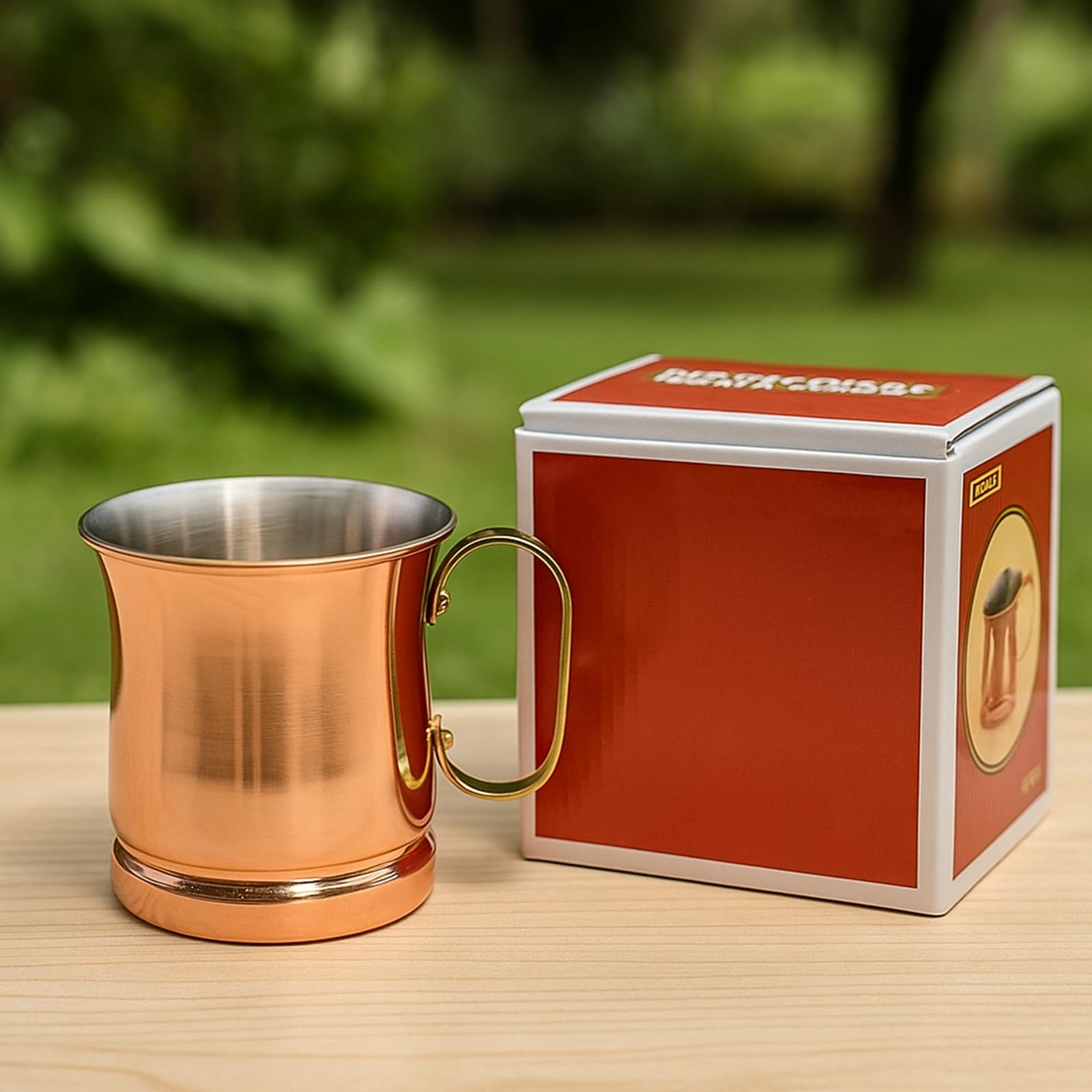 Amazon.co.jp: 新光金属 COPPER 100 ビアーマグ 12oz S-588, ブロンズ