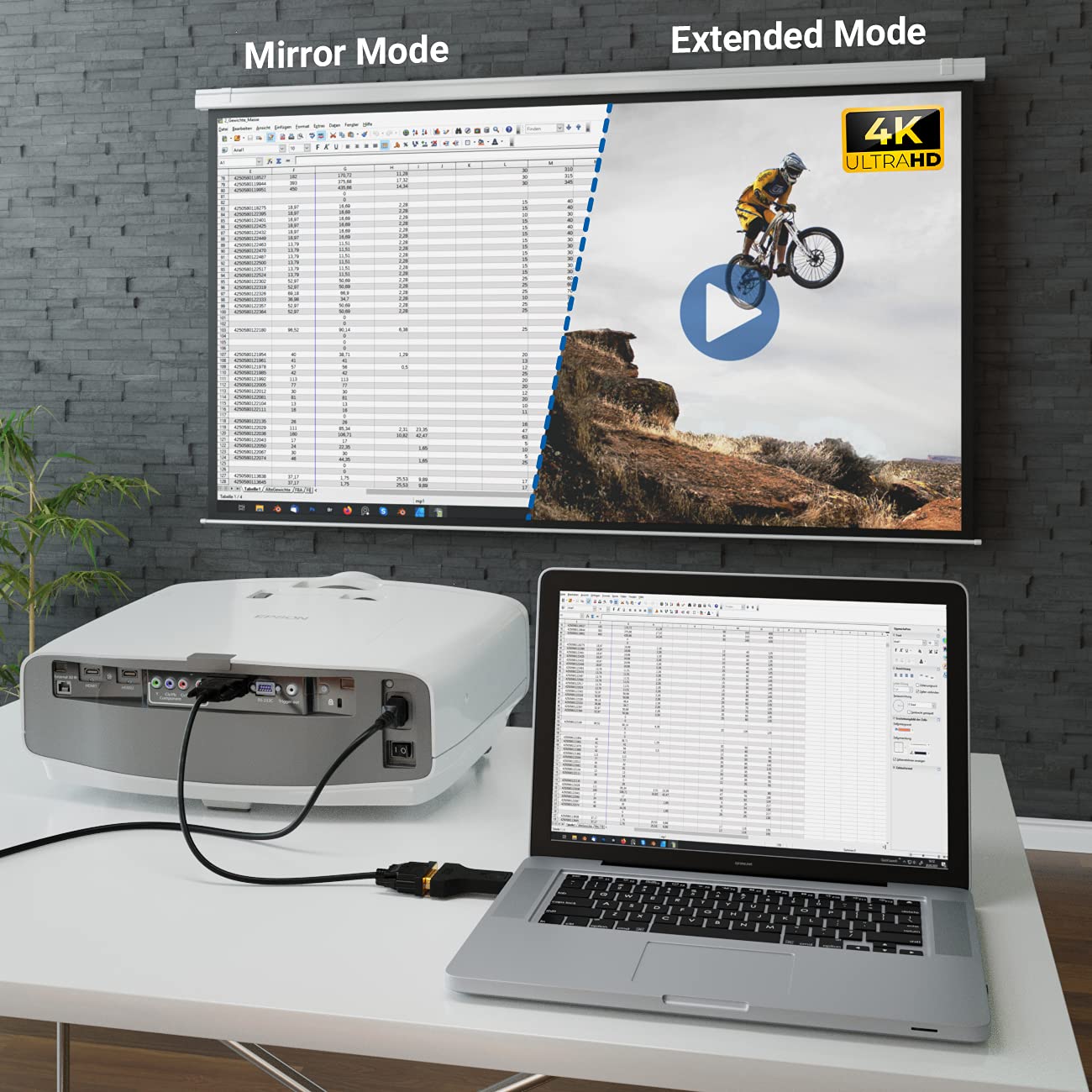 deleyCON 4K Adaptateur DisplayPort vers DVI Convertisseur 1080P 4K - (pour Moniteur/Projecteur) Connecteur DisplayPort vers Prise DVI - pour DP Ordinateur/PC vers DVI Moniteur/Projecteur - Noir deleyCON 4K Adaptateur DisplayPort vers DVI Convertisseur 1080P 4K - (pour Moniteur/Projecteur) Connecteur DisplayPort vers Prise DVI - pour DP Ordinateur/PC vers DVI Moniteur/Projecteur - Noir