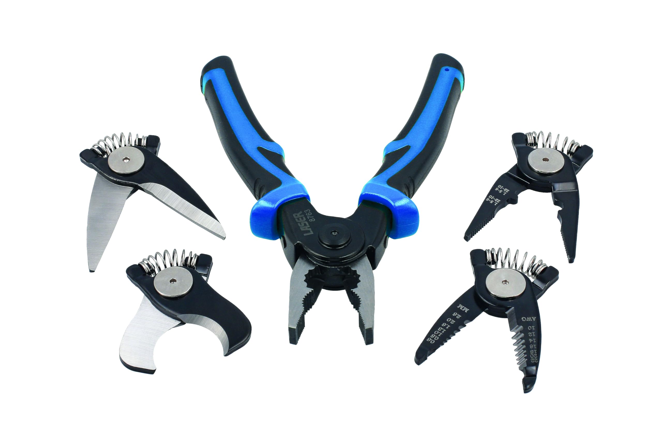 Laser 5-In-1 Interchangeable Plier Set