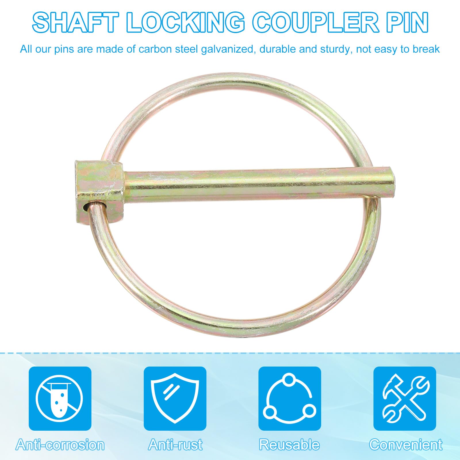 PATIKIL 1/4 x 1.97" Linch Pin - Image 4