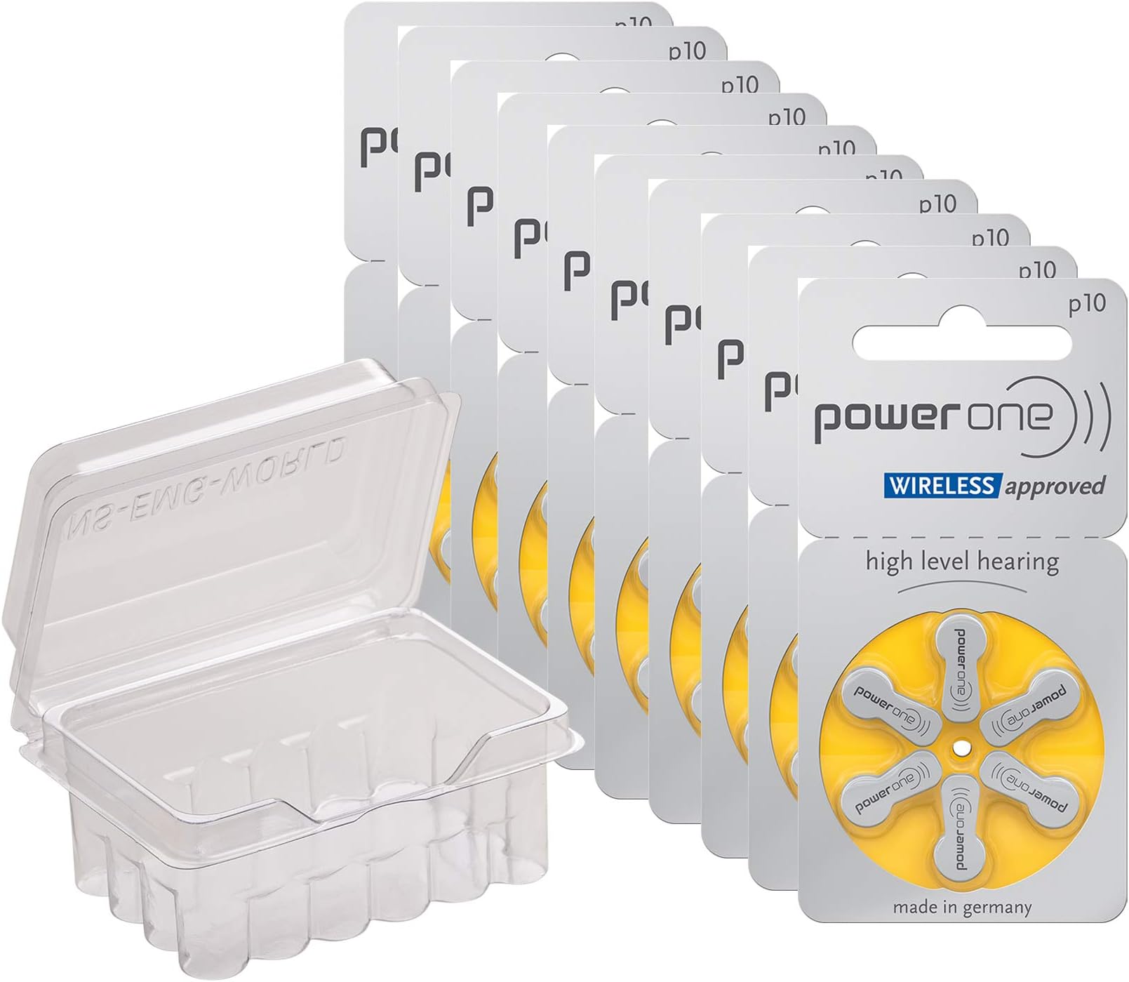 180 Piles Auditives Varta Power One 1,4 V 100 MAh P10 Pack De 30 X 6