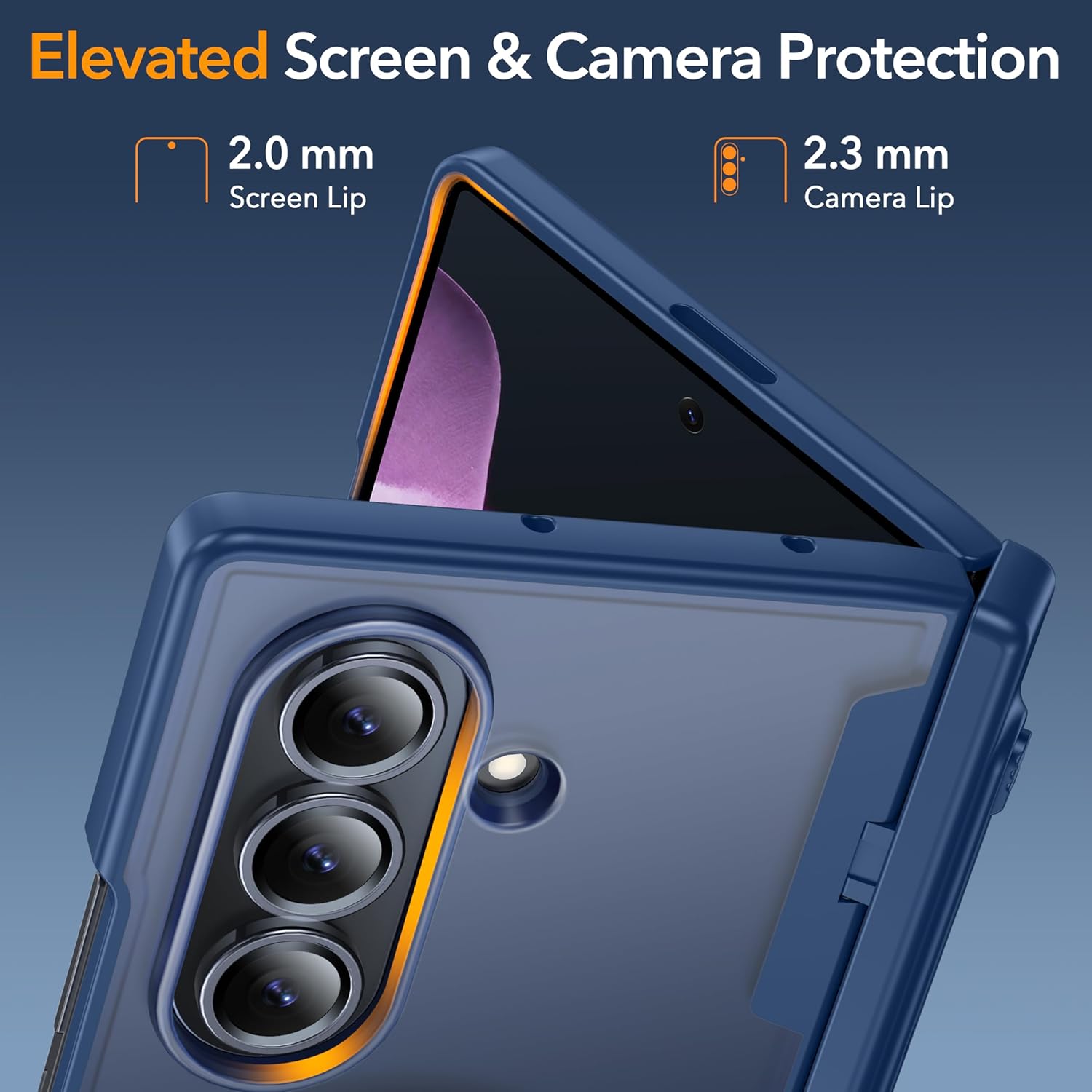 Oneagle Magnetic for Samsung Galaxy Z Fold 7 Case Built in Screen Protector Translucent [Fit for MagSafe] [S Pen Holder Slot] [Hinge Protection] MIL-Grade Shockproof Matte Case for Galaxy Z Fold 7