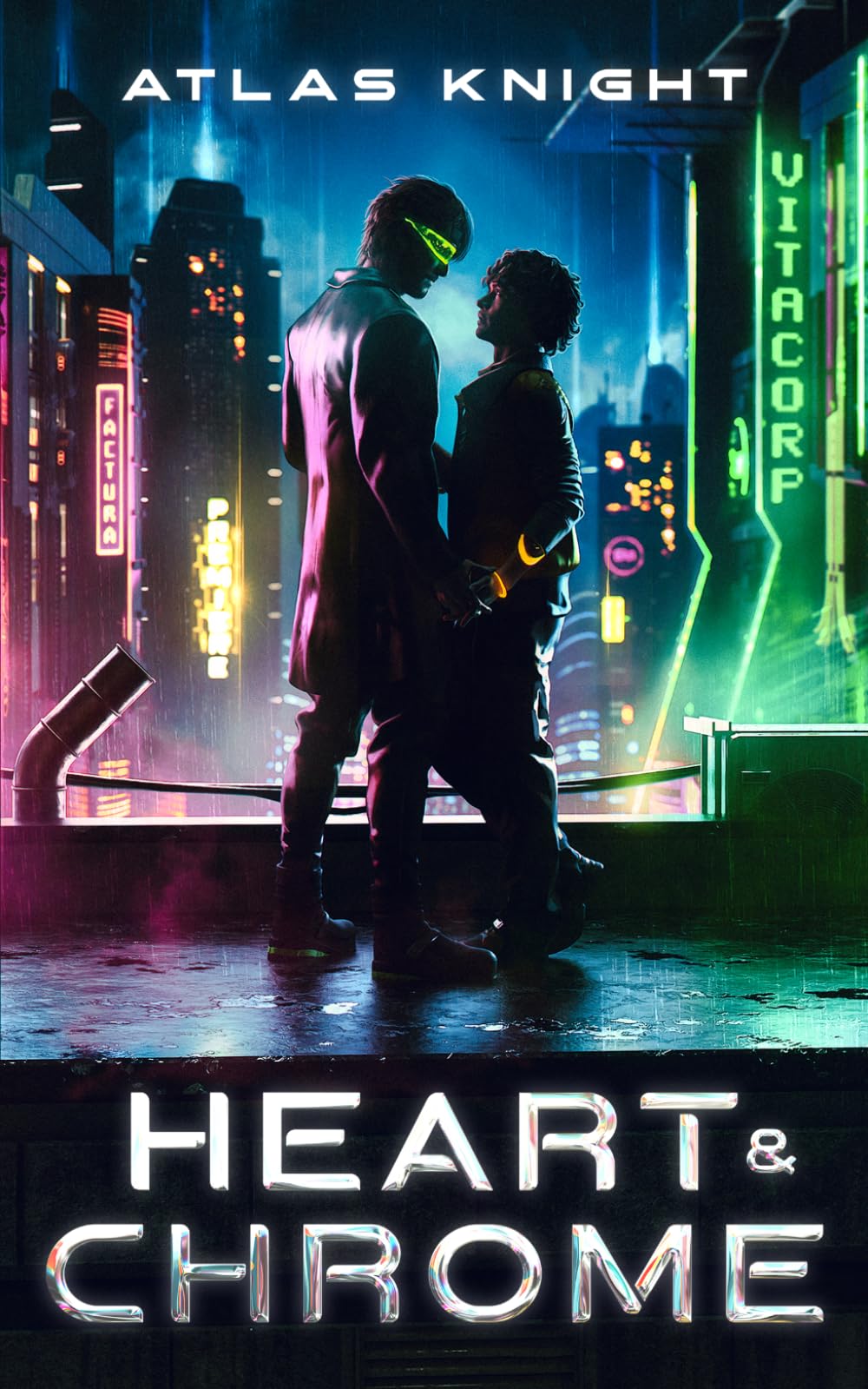 Heart & Chrome: MM Cyberpunk Romance (Nova City Stories)