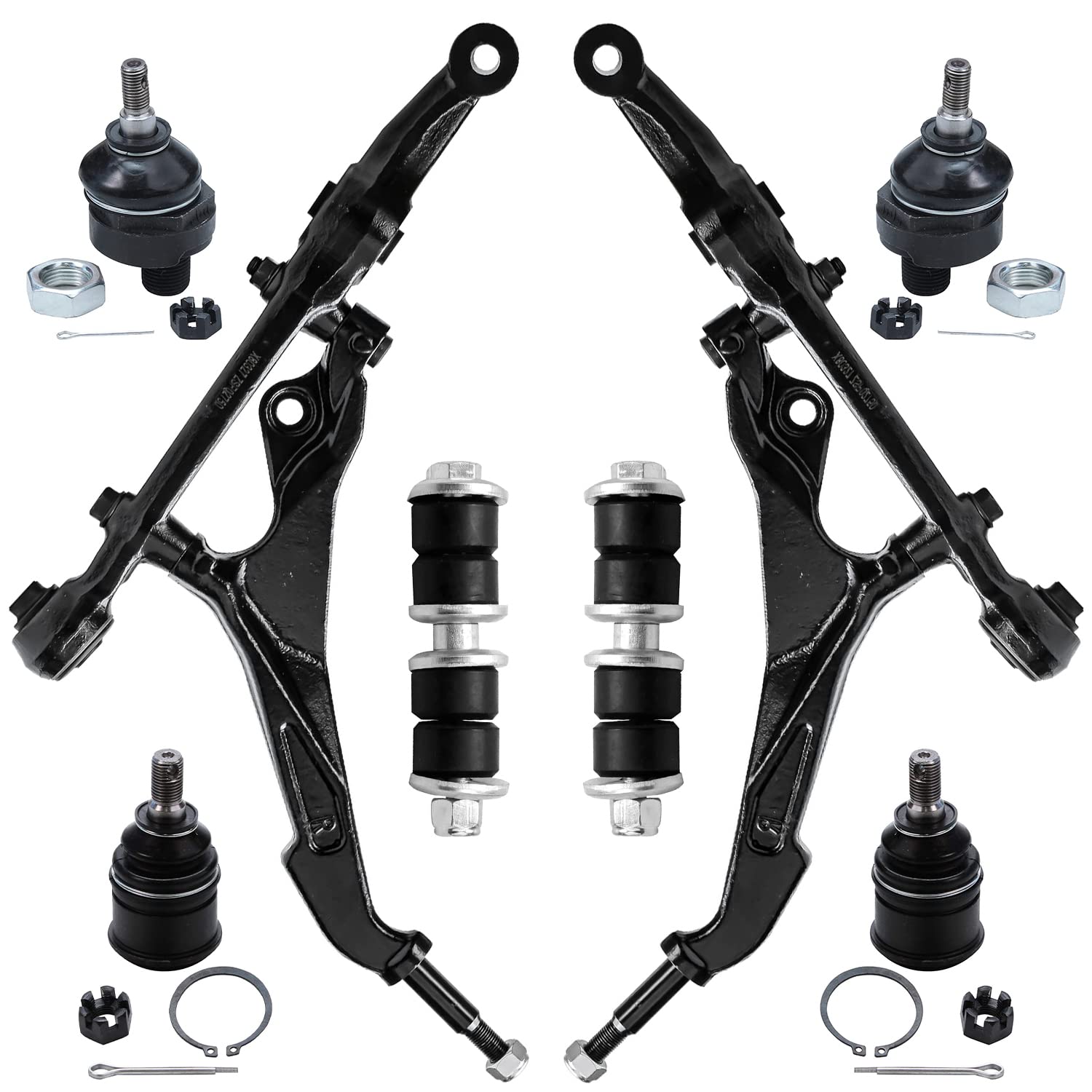 Detroit Axle - 8pc Front End Suspension Kit for 1992-1995 Honda Civic