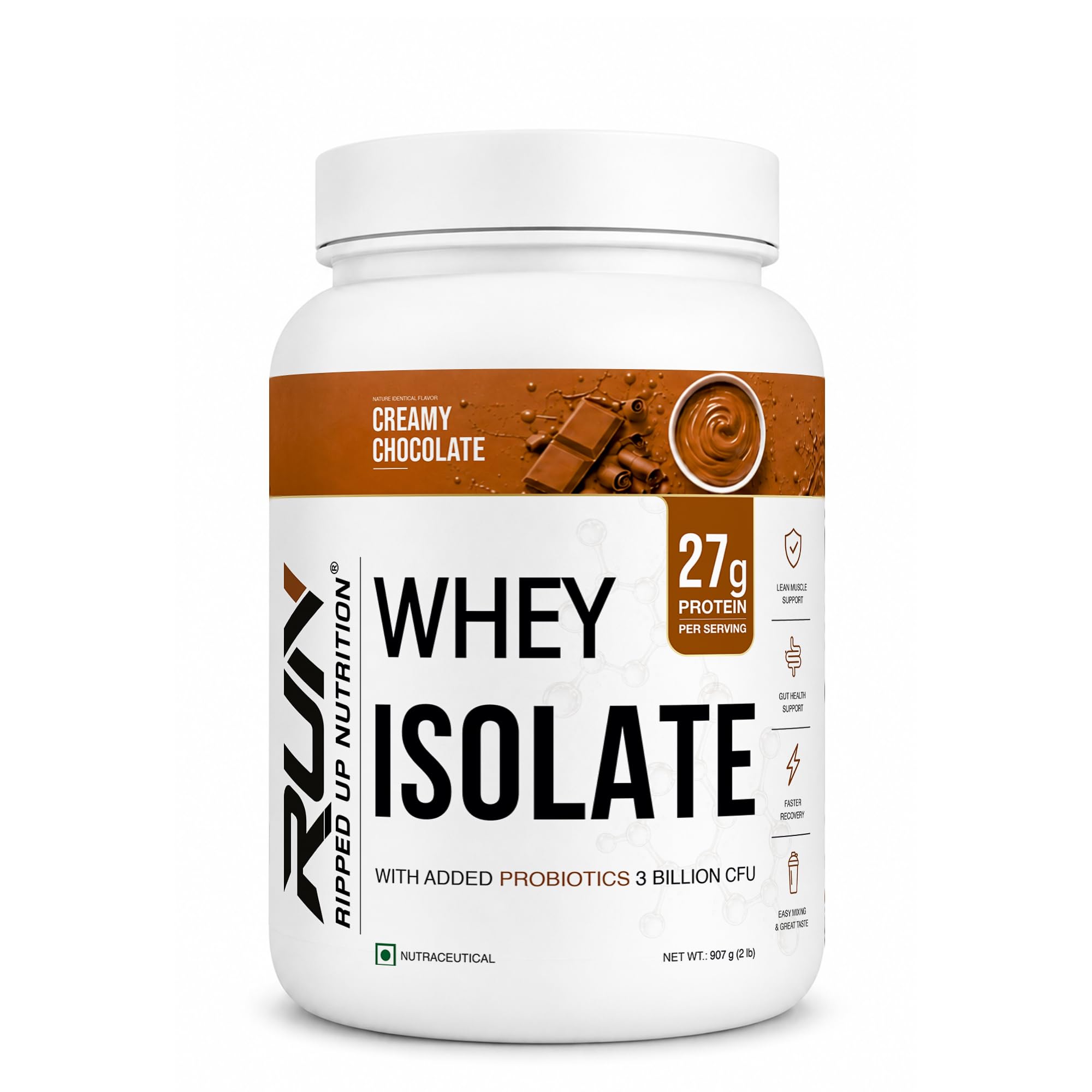 Ripped Up Nutrition Whey Protein Isolate | 27g Fast-Absorbing Protein/Scoop | Low Carb & Fat for Lean Muscle Growth | No Fillers or Maltodextrin | GMP Certified(Colombian Coffee, 907 Gm (2lbs)) — Amazon image 9