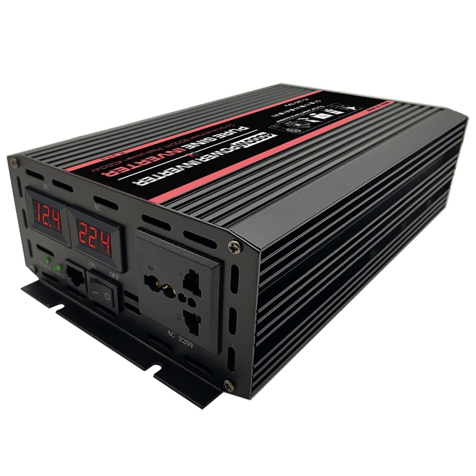 Convertisseur 24V 220V onde pure sinus 4000W haute puissance