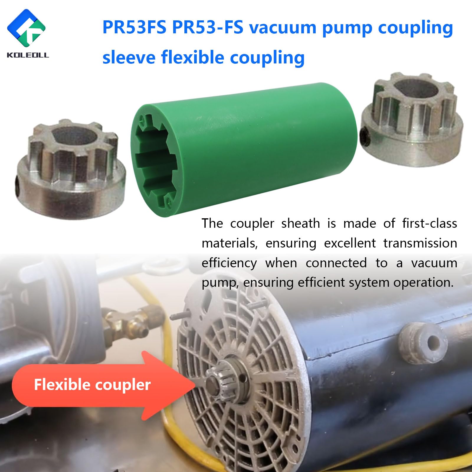PR53FS PR53-FS Vakuumpumpenkupplung, flexible Kupplung