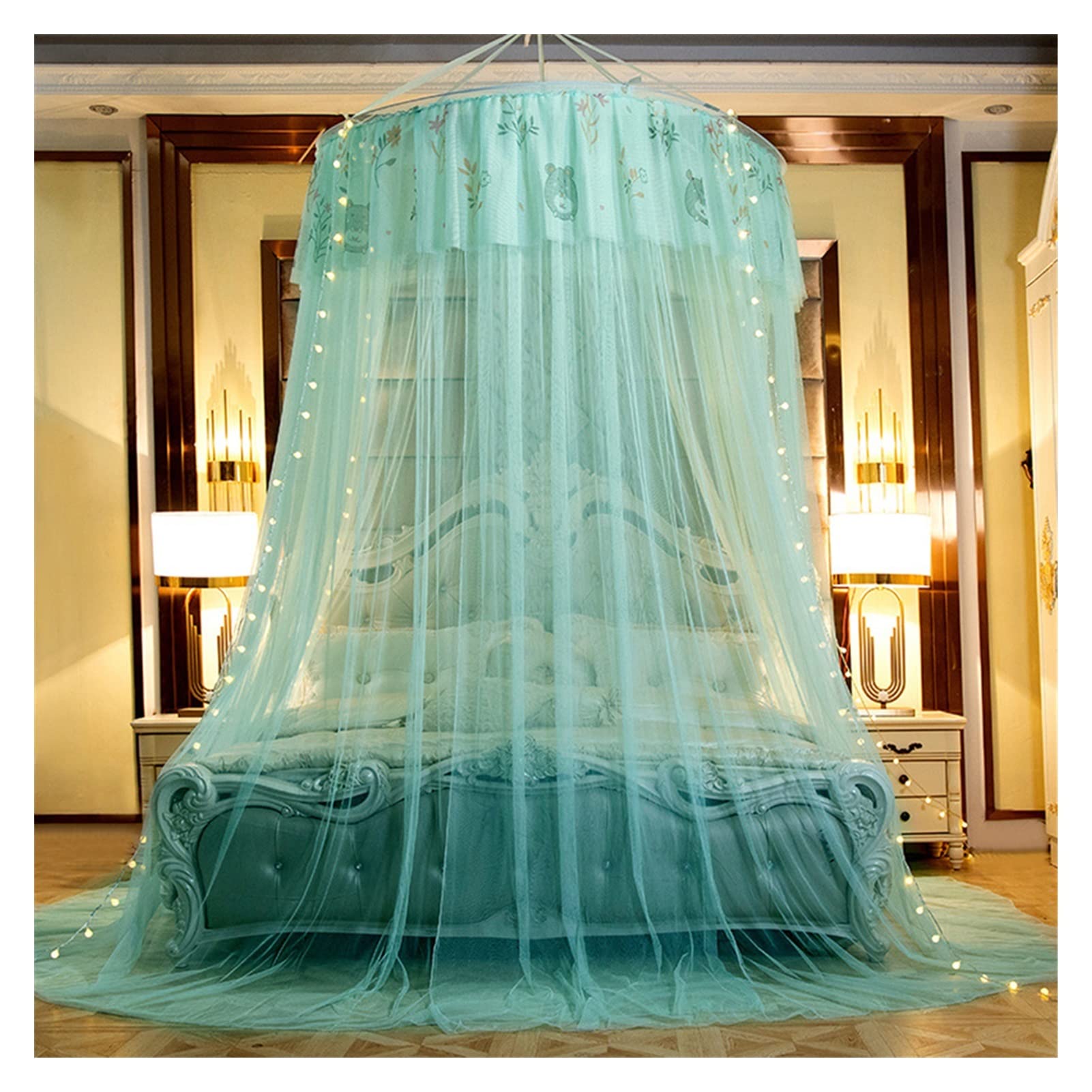 Moustiquaire pour auvent de lit pour filles filet suspendu vert anti-moustique lit et hamac
