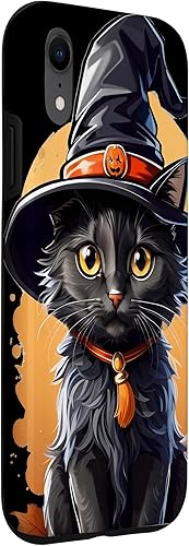 Miniatura 3 de iPhone XR Helloween Cat with Witch Hat Case