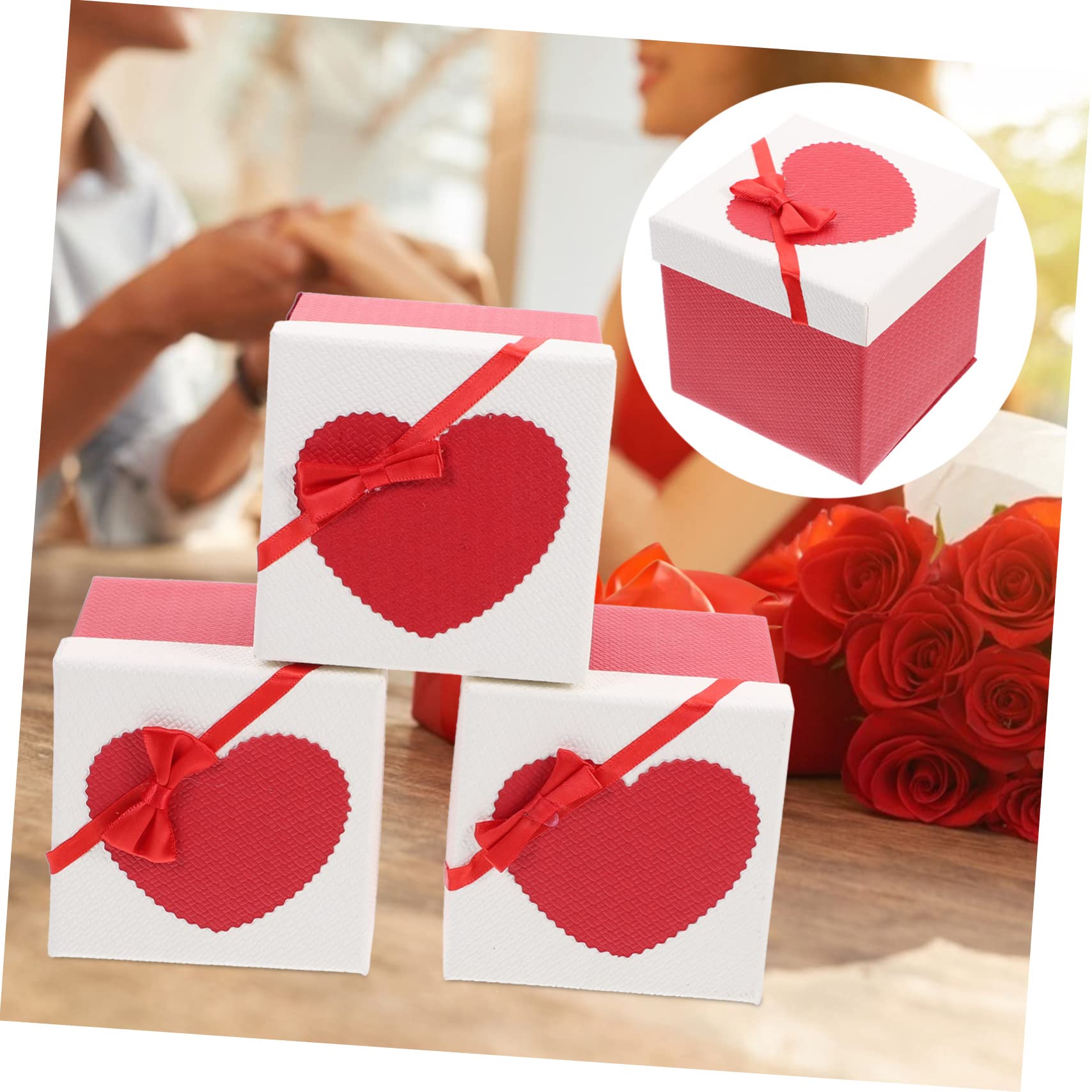 SOLUSTRE 6stücke Geschenkschachteln Mit Deckel Verpackung Für Hochzeiten Geburtstagsfeiern Und Feiertage Für Hochzeitsgeschenke Und Party Rot