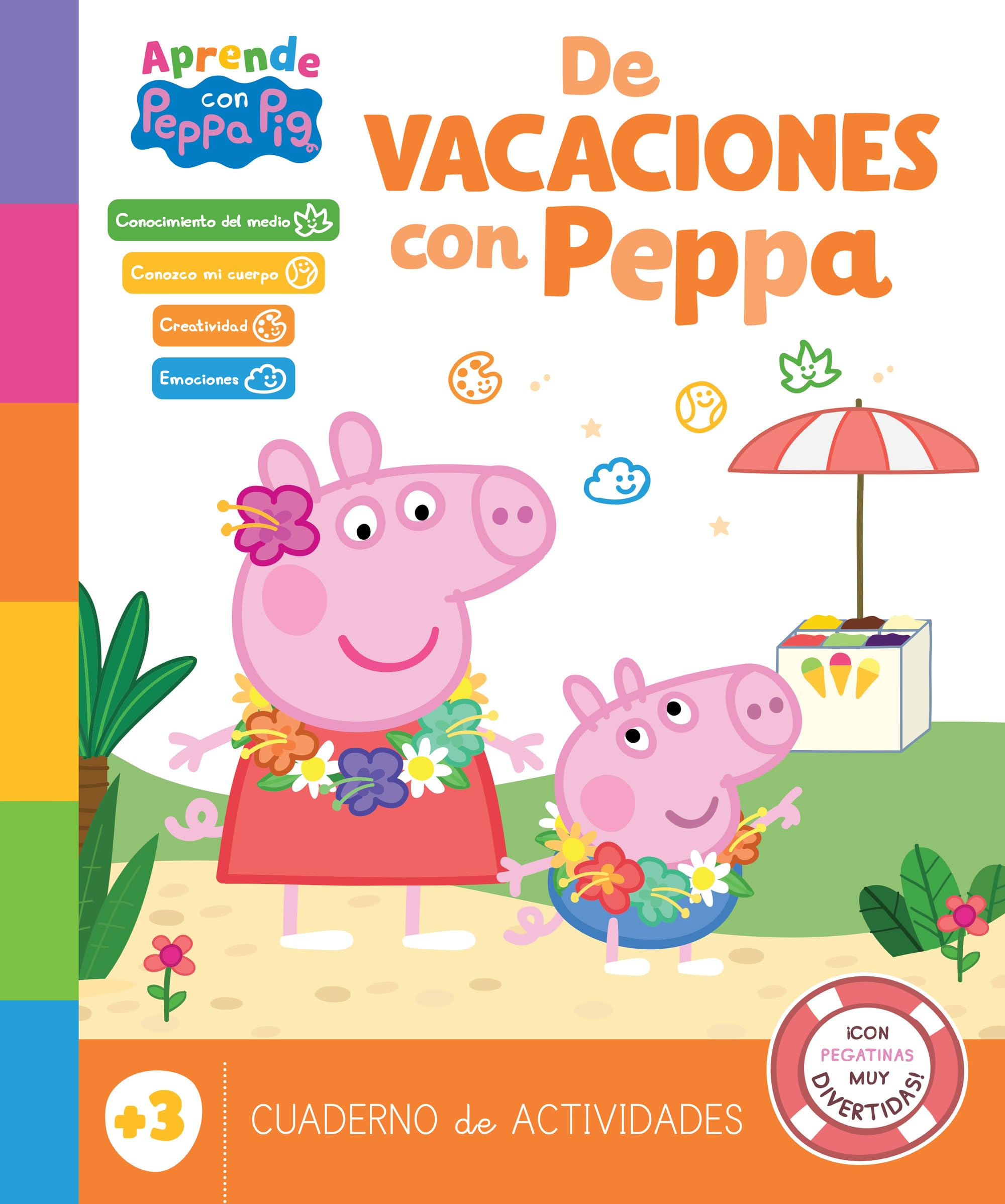 Peppa Pig. Cuaderno de vacaciones . - De vacaciones con Peppa (3 años): (¡con pegatinas muy divertidas!) (Altea)