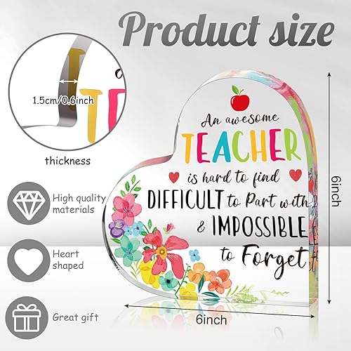 Miniatura 2 de Regalo de agradecimiento para maestros, regalo de agradecimiento para maestros y maestros, regalo de agradecimiento para profesores y mentores,