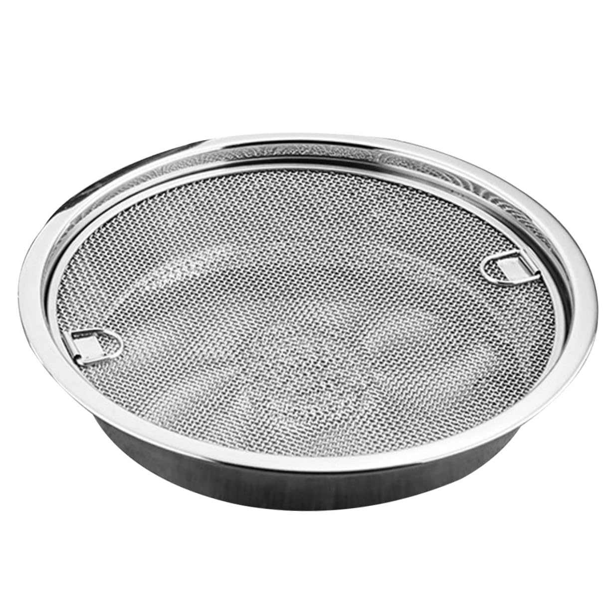 Set Colino a Maglia Fine in Acciaio Inox Vassoio, Argento