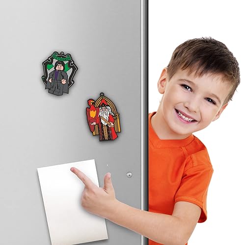 Miniatura 4 de Lego Harry Potter - Imán decorativo de silicona para refrigerador, Albus Dumbledore (53282), no tóxico, inodoro de 4 pulgadas de alto, para armario