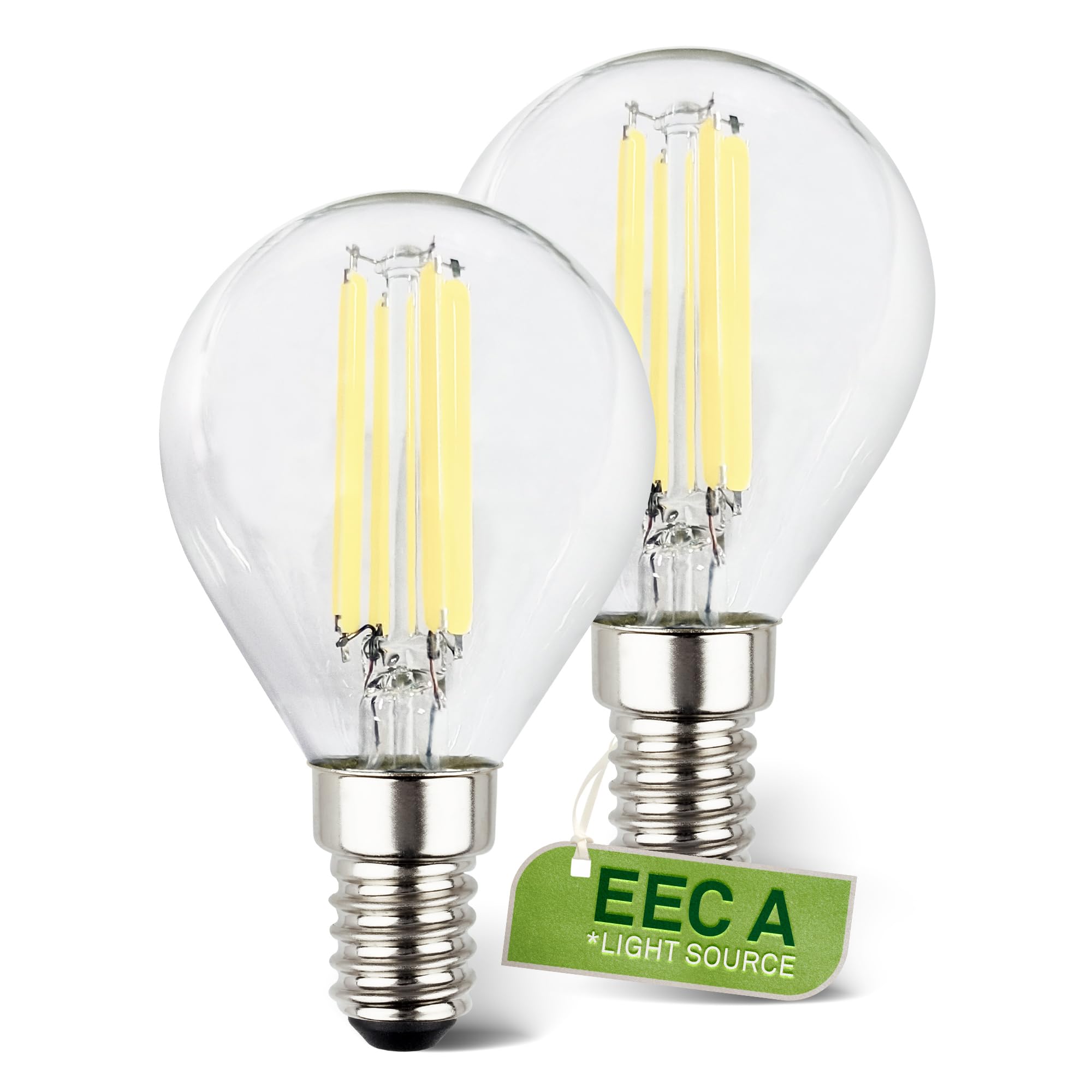 Briloner Led Bulb Drop E14 4W Clear 3000K 840Lm Eec A 2Er