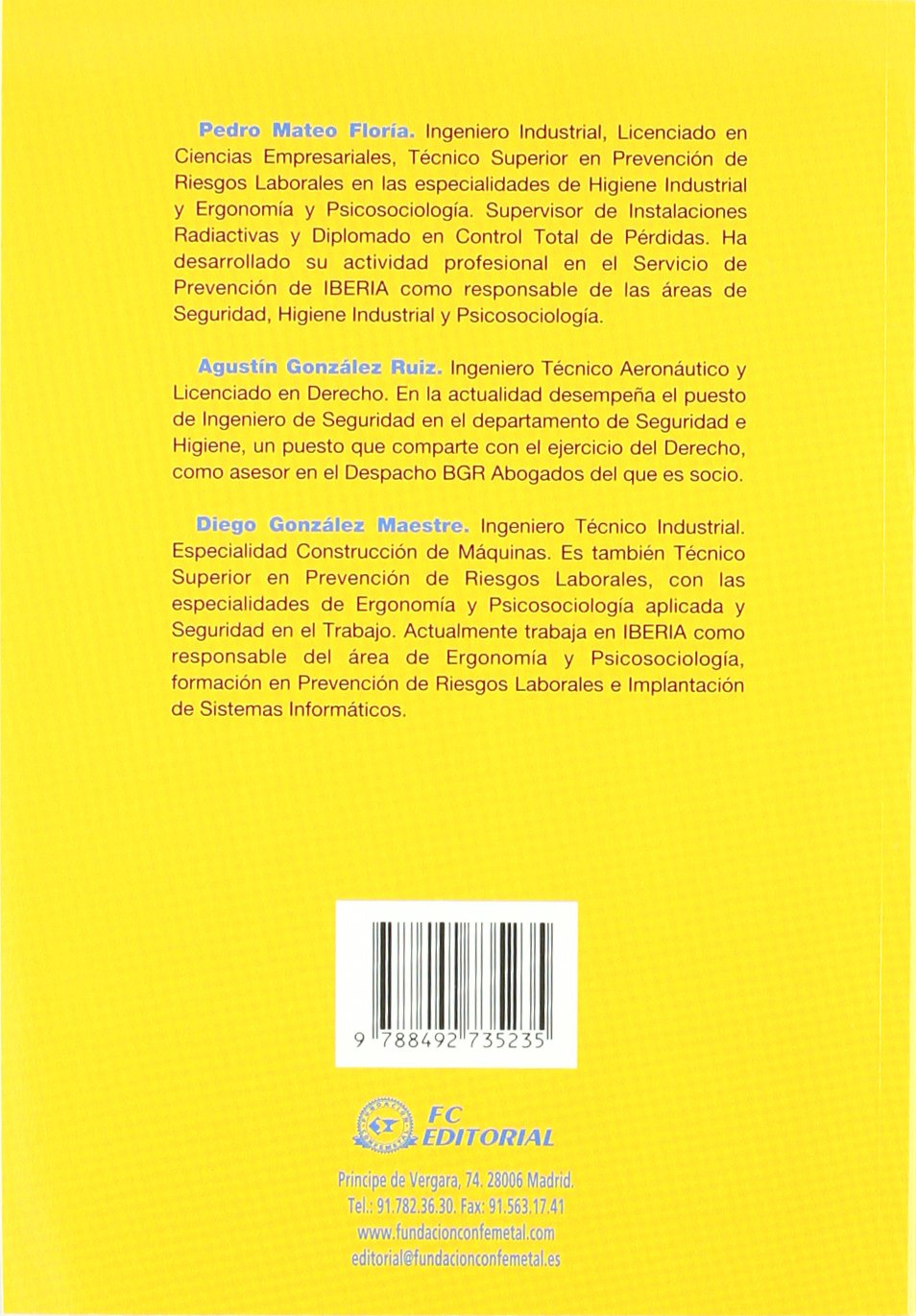 Manual para el técnico en Prevención de Riesgos Laborales (SIN COLECCION)